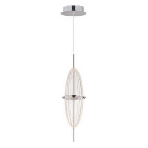 ET2 Lighting Quasar 1 - Light Pendant in  Polished Chrome - 1 of 4