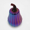 Dark Iridescent Tall Halloween Pumpkin Figurines - Bullseye's Playground™ - 3 of 3