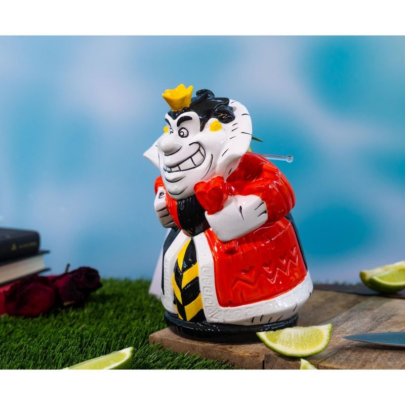 Beeline Creative Geeki Tikis Disney Alice In Wonderland Queen of Hearts Ceramic Mug | 34 Ounces, 5 of 10