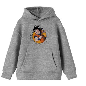 Dragon Ball Z Goku Charging Youth Athletic Heather Sweatshirt - 1 of 1