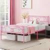 coucheta Classic Metal Platform Bed Frame,   with Headboard&Footboard - 4 of 4