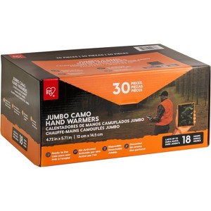IRIS USA Extra Large Hand Warmers 18-Hour Heat Packs, 30Pk, Camo - 1 of 3