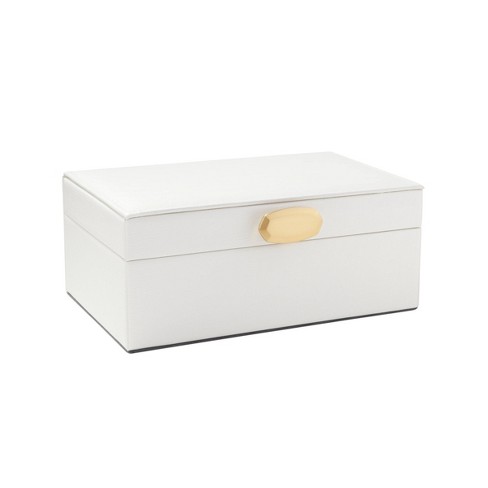 Womens white store jewelry boxes