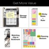 Global Printed Products Hardcover CY 2025 Fashion Planner - 8.5"x11" (Black Gold Marble) - 2 of 4