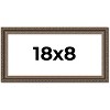 PosterPalooza | Panoramic Sculpted Silver Picture Frame - UV Acrylic, Foam Board Backing, Hanging Hardware - 2 of 4