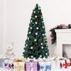 230 Branches 6ft Christmas Tree Easy Setup Sturdy Realistic PVC Pine Tree - 2 of 4
