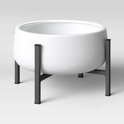 Ceramic/Metal Planter with Stand White - Project 62™