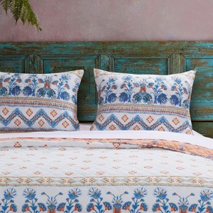Greenland Home Fashions Aleena Ivory Standard Sham, 20x26 Inches - 1 of 1