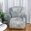 PiccoCasa Modern Bedroom Soft Fluffy Artificial Animal Wool Indoor Floor Mats 1 Pc - 4 of 4