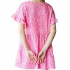 Women's Leopard Tiered Short Sleeve Top - HEIMISH USA L - 3 of 4