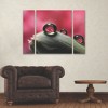 Trademark Fine Art Gordon Semmens Dew Drops Macro 06 3 Piece Panel Set Art - 3 of 3