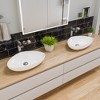 ALFI ABC914 White 23Inch Fancy Above Mount Ceramic Sink - 2 of 4