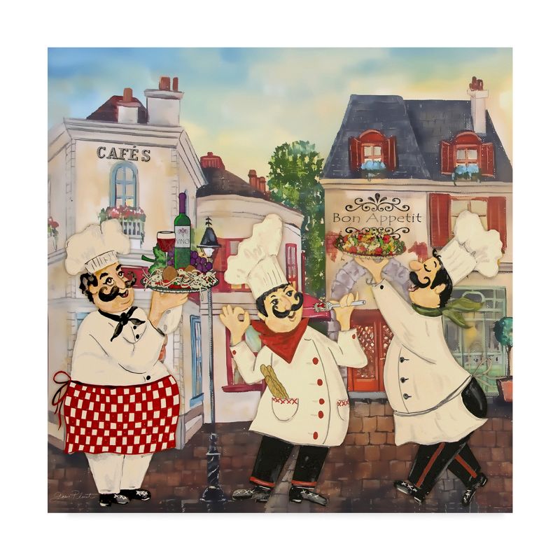 Trademark Fine Art -Jean Plout 'Italian Chefs' Canvas Art, 2 of 4