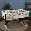 Sunnydaze Indoor Faux Rustic Distressed Wood Delano Foosball Soccer Game Table with Manual Scorers - 54" - Gray - 3 of 4