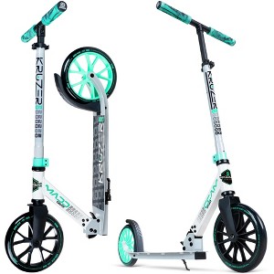 Folding Kick Scooter for Adults and Teens - Adjustable Handlebar - Lightweight Durable Frame - 200mm Wheels - Madd Gear Scoot 200 - 1 of 4