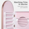 Best Choice Products Door/Wall Mounted Arch Mirror Jewelry Armoire, w/ Metal Frame, Lockable Door - 4 of 4