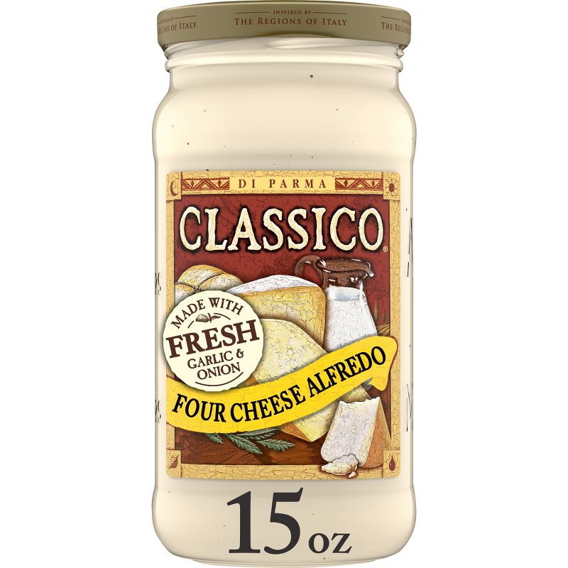 Classico Four Cheese Alfredo Pasta Sauce - 15oz, 1 of 13