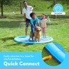 Joyfy 5ft/6ft Splash Pad for Kids, Non-Slip Outdoor Water Sprinkler Mat, Summer Fun Backyard Fountain Pool Water Games Spray Mat - 4 of 4