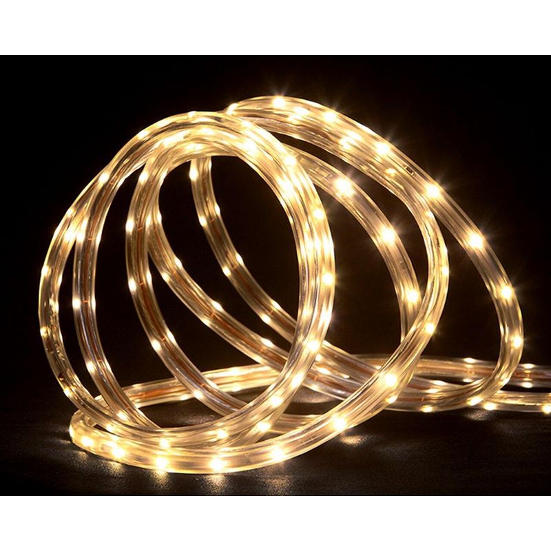Northlight 100' Warm White LED Christmas Rope Lights, 1 of 5