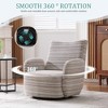 KTMBDW Swivel Accent Chair, Upholstered Fabric Chair for Living Room, Fully Assembled - 4 of 4