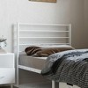 vidaXL Metal Headboard, White, 39.4" - 3 of 4