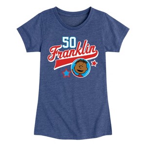 Girls' - Peanuts - Franklin Athletic 50 Fitted Short Sleeve Graphic T-Shirt - 1 of 4