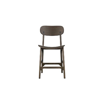 Solvang Carbonite Finish Wood Counter Height Barstool