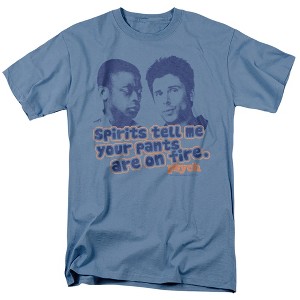 Psych Pants On Fire Adult T-Shirt - 1 of 4