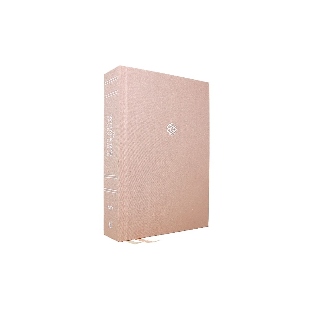 Niv, the Woman's Study Bible, Cloth Over Board, Pink, Full-Color, Thumb Indexed - by Thomas Nelson (Hardcover)