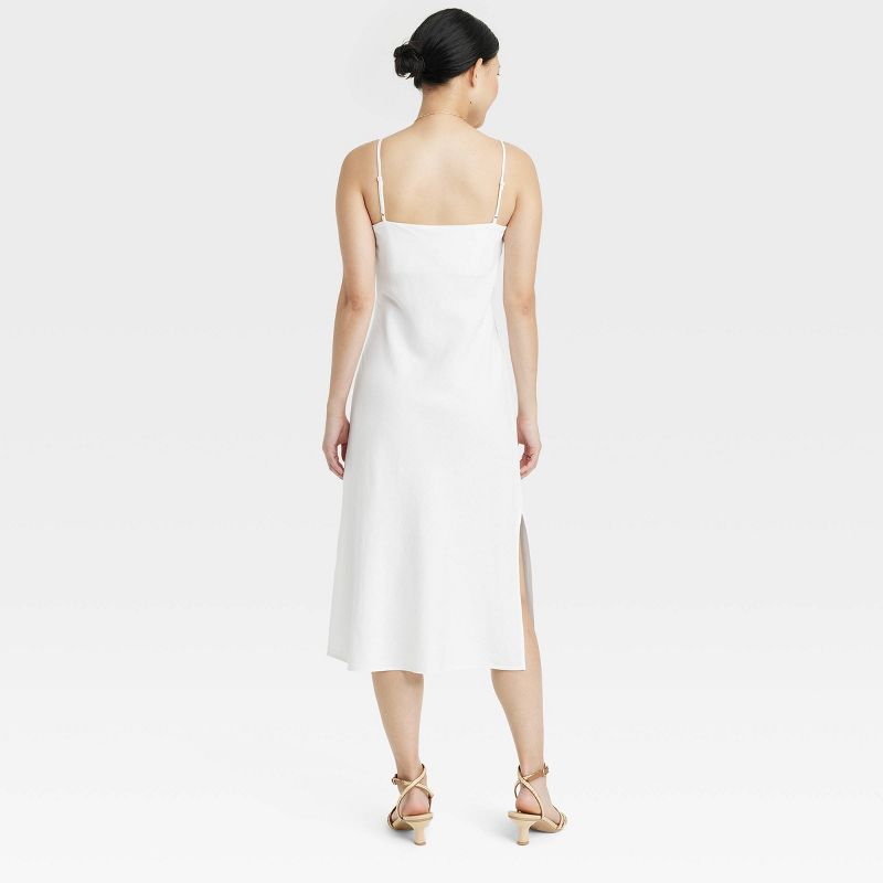 Women's Linen Slip Dress - A New Day™, 3 of 5