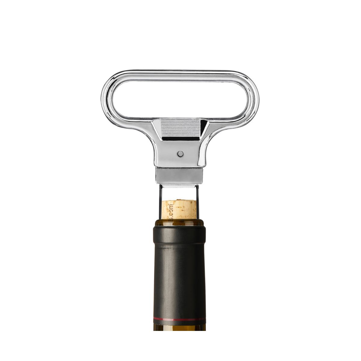 True Jeeves Twin Prong Wine Opener, Wine Cork Remover for Travel, Outdoor Party, Home Bar, Housewarming Gifts, Kitchen, Chrome Handle & Plastic Sheath - thumbnail 7