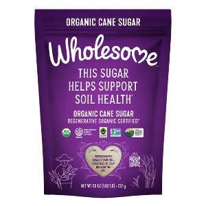 Wholesome Regenerative Organic Certified Cane Sugar - 26oz - 1 of 4