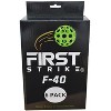 First Strike Pickleball: F-40 Pickleballs - 6 Pack - Competition Game Balls, Indoor/Outdoor Play, 40 Hole Precision Design, High-Performance - 2 of 4