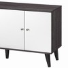 Sapphtopaz Modern TV Stand for TVs Up to 59" with 2 Storage Shelves Entryway Table with Storage Cabinet Wood TV Console for Living Room - 4 of 4