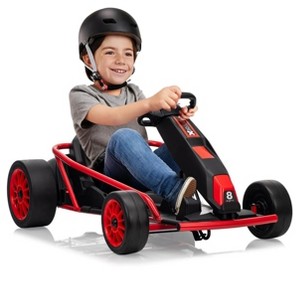24V Kids Electric Go Kart, Kids Ride on Drifting Car with 300W Motors, Music Power Display, Max Load 155 LBS Racing for Kids 8-12 Years - 1 of 4
