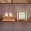 Pavilion Gift Company - Hammered Copper Pedestal - 7" x 2.5" Candle Stand For CC Wax Candles - Candle Holders - 3 of 4