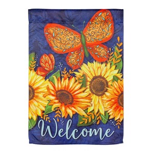 Sunny Autumn Garden Suede Flag - 1 of 1