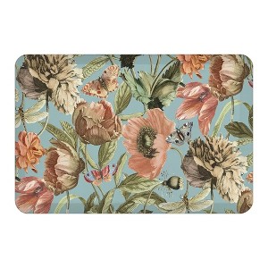 Laural Home Vintage Bloom Garden 20" x 30" Anti-Fatigue Kitchen Mat - 1 of 1