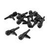 Unique Bargains Aquarium Plastic 5mm Dia 2 Way Air Control Valve Tubing Connectors 10 Pcs - 3 of 3