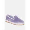 Saba Velvet Round Toe Slip-On women Loafers - 2 of 4