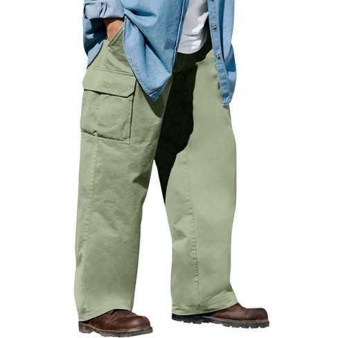 Boulder Creek® Side-Elastic Stacked Cargo Pocket Pants