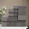Honeycomb Waffle Border Cotton Medium Weight Towel Set by Blue Nile Mills - 2 of 4