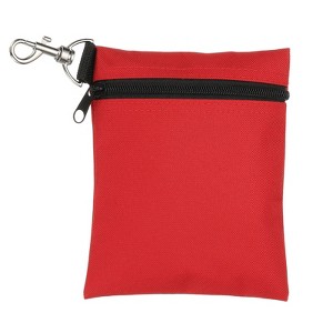 Unique Bargains Oxford Cloth Zipper Professional Golf Tee Pouch 5.5" x 6.7" - 1 of 4