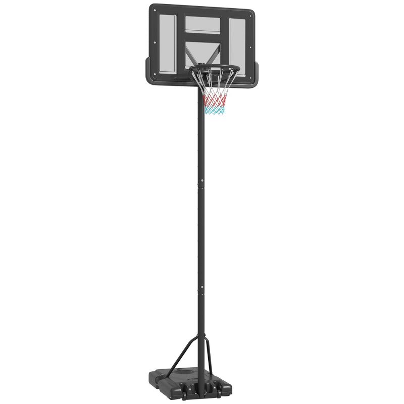 Soozier Swimming Pool or Backyard Portable Basketball Hoop, 7.5-10FT Height Adjustable for Youth & Adults, 1 of 7
