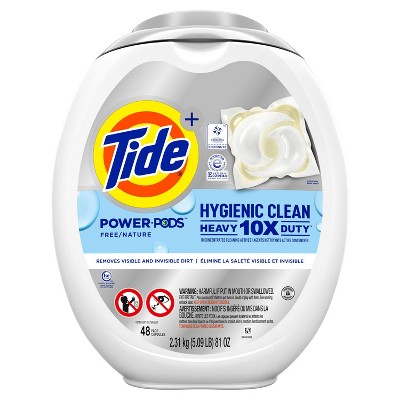 Tide Hygienic Clean Unscented Heavy Duty Power PODS Laundry Detergent - 48ct/81oz