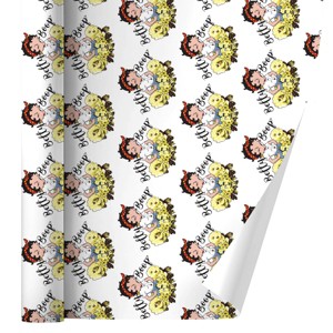 Betty Boop Sassy Flowers Gift Wrap 30" x 72" - 1 of 4