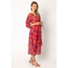 Petal and Pup Hallie Midi Dress - Red Wine S - 2 of 4