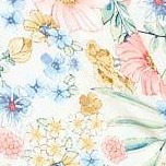 ivory pink floral