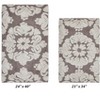 Medallion Collection 2 Piece 100% Cotton Tufted Bathroom Rug Set  with Non-Slip Backing, Machine Washable, Tumble Dry Bath Mat - 2 of 4