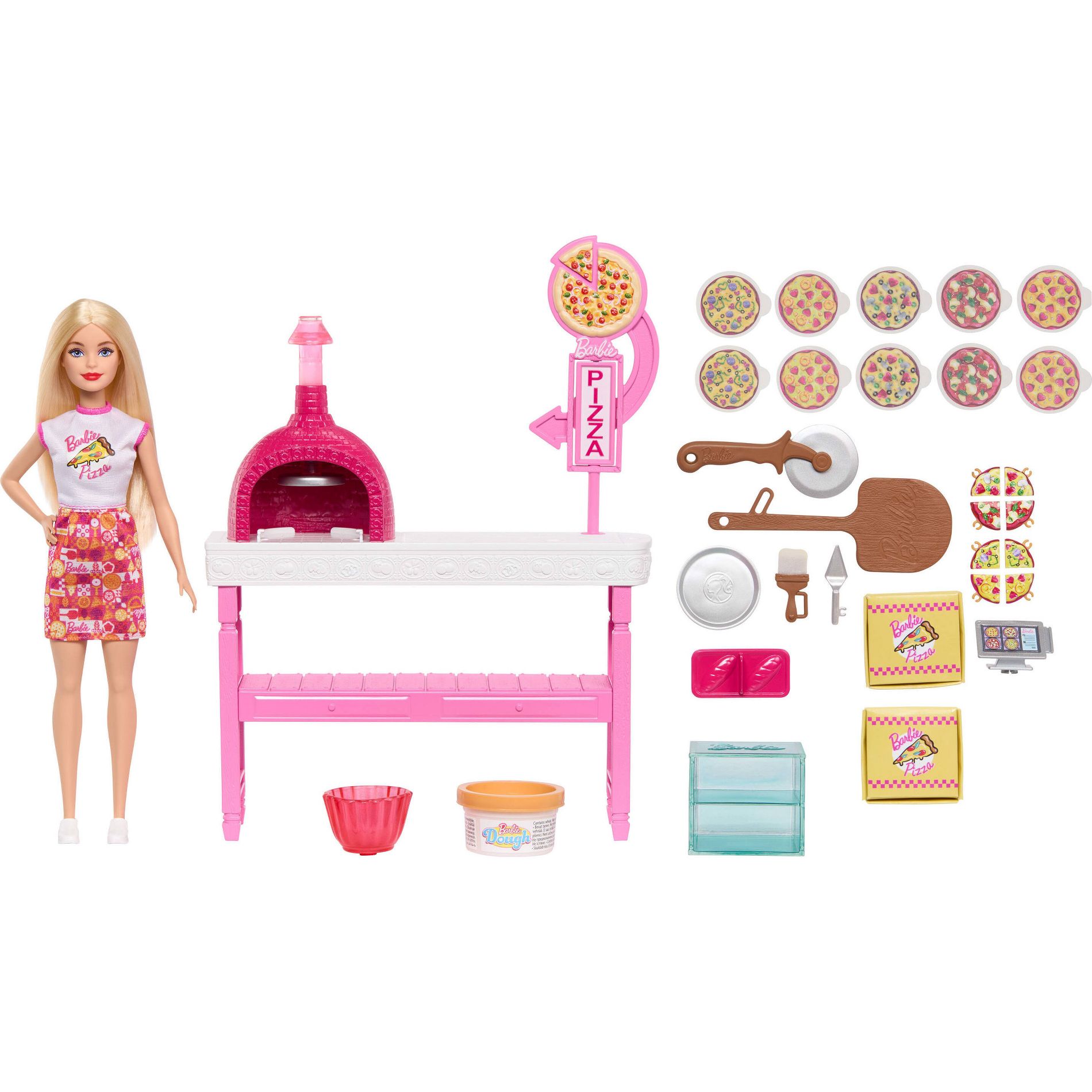 Barbie Pizza Doll Playset JMK21